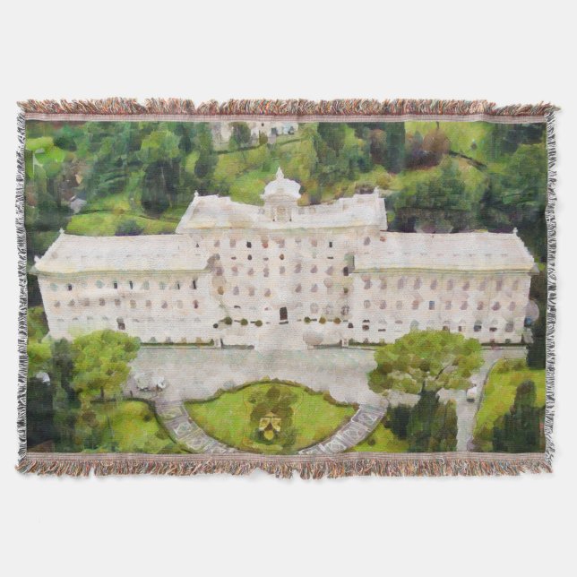 Vatican painting throw blanket (Front)