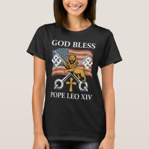 Vatican Pope Leo Xiv - God Bless Pope Leo Xiv T-Shirt