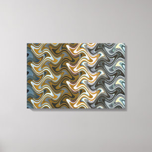 Vatican Stairs Wavy Abstract, 2014 SVP Images Canvas Print