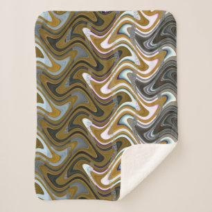 Vatican Stairs Wavy Abstract, 2014 SVP Images Sherpa Blanket