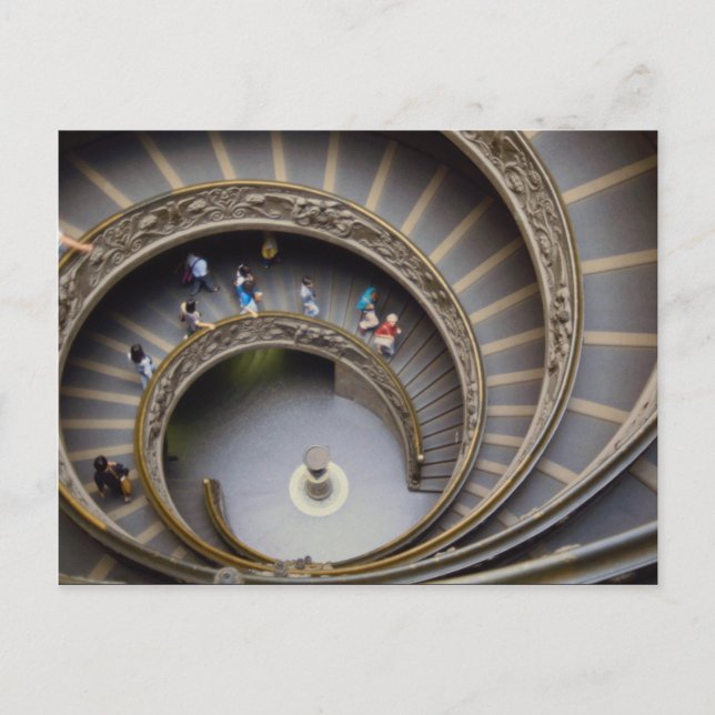 Vatican, stairway to heaven, Rome, Italy Postcard (Front)