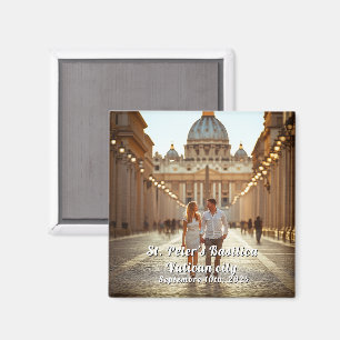 Vatican Travel Custom Photo Souvenir Magnet