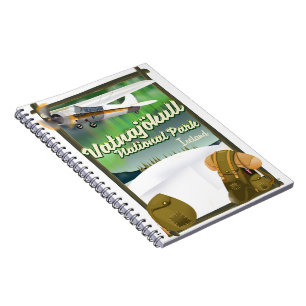 Vatnajökull National Park Iceland Notebook