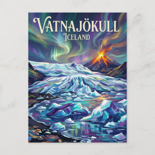 Vatnajökull National Park Iceland Postcard