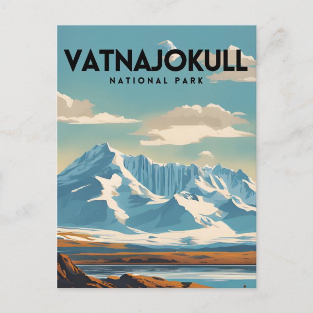 Vatnajokull National Park Travel Postcard (Front)