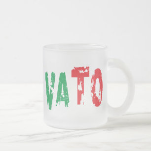 VATO FROSTED GLASS COFFEE MUG