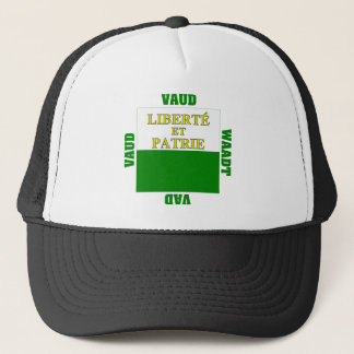 Vaud Switzerland Canton Flag Trucker Hat