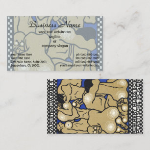 Vaudeville Act 4: Bumbery Blads & Cie, Plastic Pos Business Card