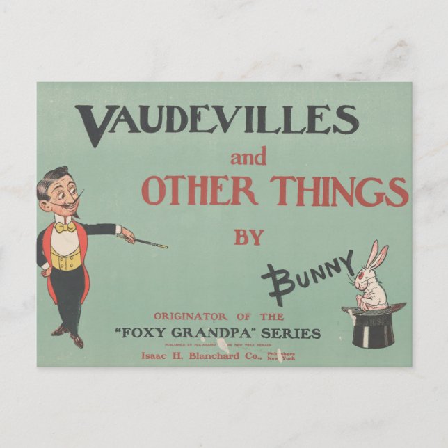 Vaudeville and Other Things by Rupert Bunny  Postcard (Front)