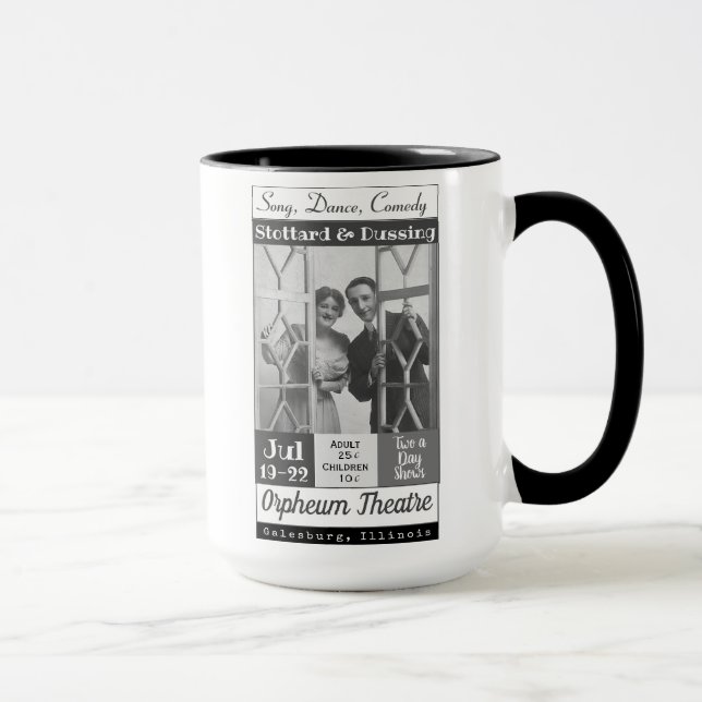 Vaudeville Show, Stottard & Dussing,  T-Shirt Mug (Right)