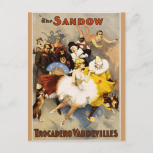 Vaudeville - The Sandow, Trocadero Vaudevilles Postcard