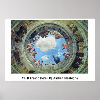Vault Fresco Detail By Andrea Mantegna Poster