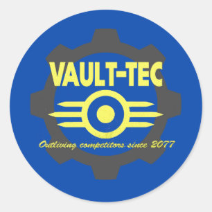 Vault-Tec - Outliving Competitors Classic Round Sticker