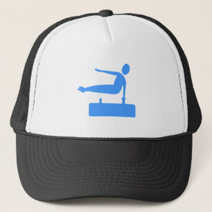 Vaulting Figure - Baby Blue Trucker Hat