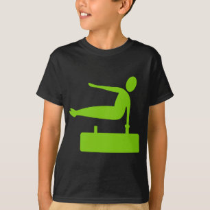Vaulting Figure - Martian Green T-Shirt