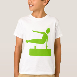 Vaulting Figure - Martian Green T-Shirt