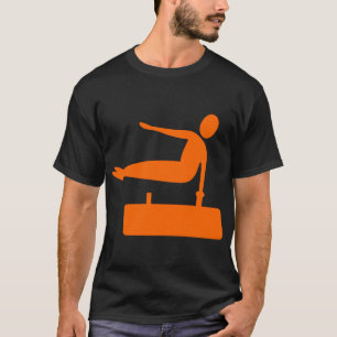 Vaulting Figure - Orange T-Shirt