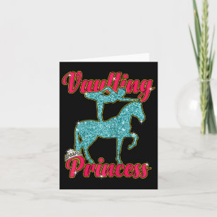 Vaulting Princess Rider Horse Sport Gift  Card