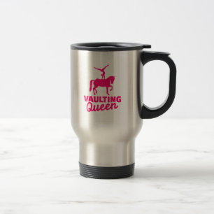 Vaulting queen travel mug