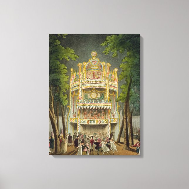 Vauxhall gardens, 1808 canvas print (Front)