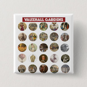 Vauxhall Gardens Square Button