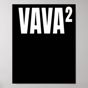 Vava² Portuguese Grandmother Of Two Grandkids Gran Poster