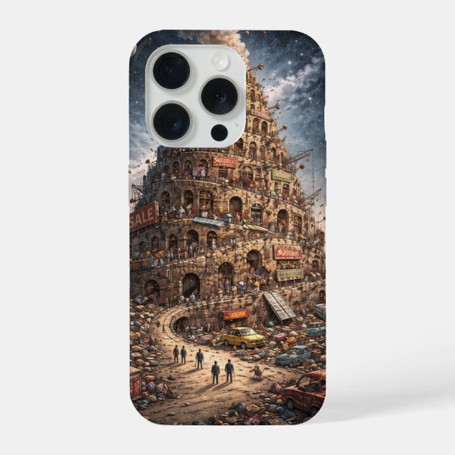 vavilon tower iPhone case (Back)