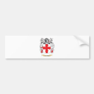Vavra Family Crest (Coat of Arms) Bumper Sticker