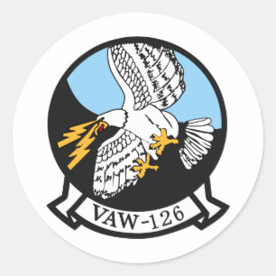 VAW-126 Seahawks Classic Round Sticker