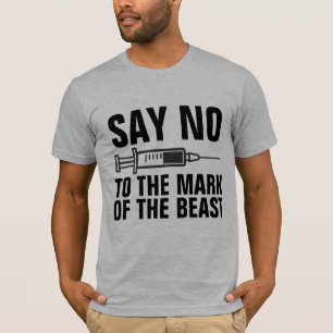 VAX MARK OF THE BEAST -SAY NO T-SHIRTS