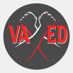 VAXED - I've Been Vaccinated Against COVID-19 Classic Round Sticker