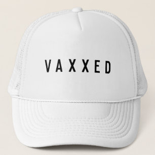 Vaxxed   Covid-19 Vaccinated Modern Stylish Trucker Hat