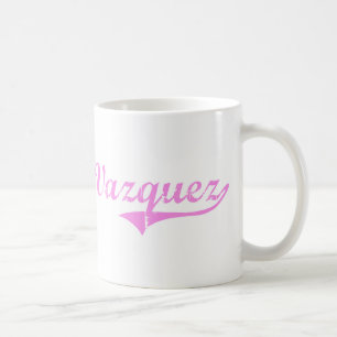 Vazquez Last Name Classic Style Coffee Mug