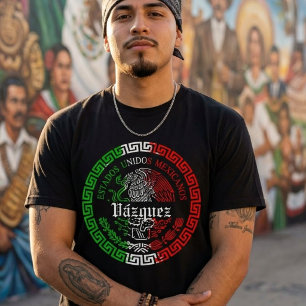 Vázquez Last name mexico shirts with name