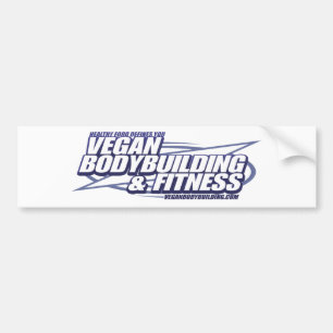 VBB_logo Vegan Bodybuilding Bumper Sticker