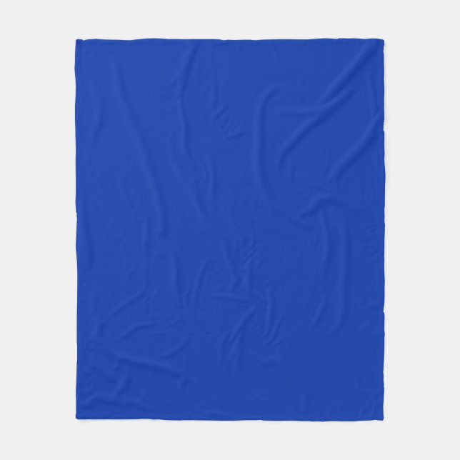 "VBRANT Blue" CUSTOMIZABLE Fleece Blanket (Front)