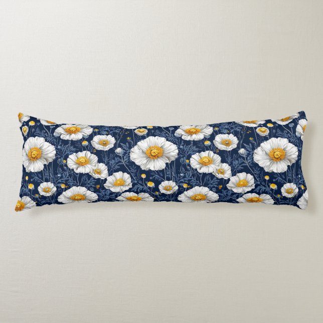 Vbrant floral pattern body cushion (Front)