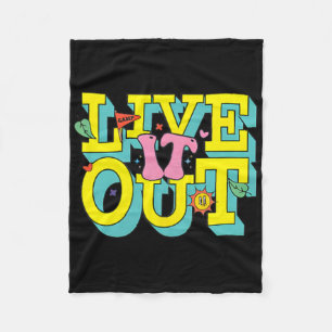 Vbs 2025 Love Like Jesus Live It Out Vacation Bibl Fleece Blanket