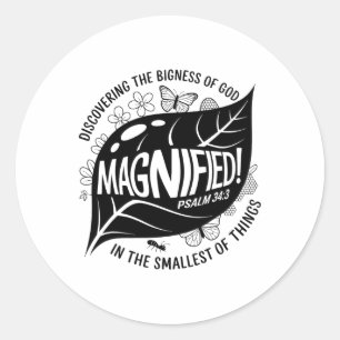 Vbs 2025 Magnified Smallest Insects Adventure Vbs Classic Round Sticker