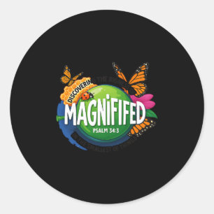 Vbs 2025 Magnified Smallest Insects Adventure Vbs Classic Round Sticker