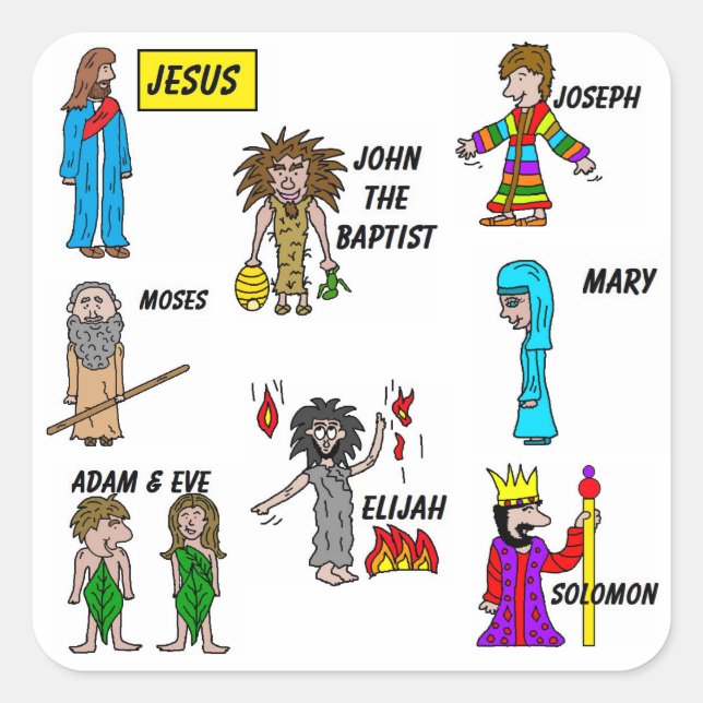 VBS Bible Jesus Stickers (Front)