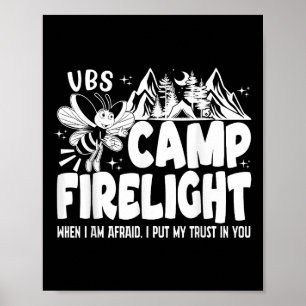 Vbs Camp Firelight Vbs 2024 Vacation Bible School  Poster