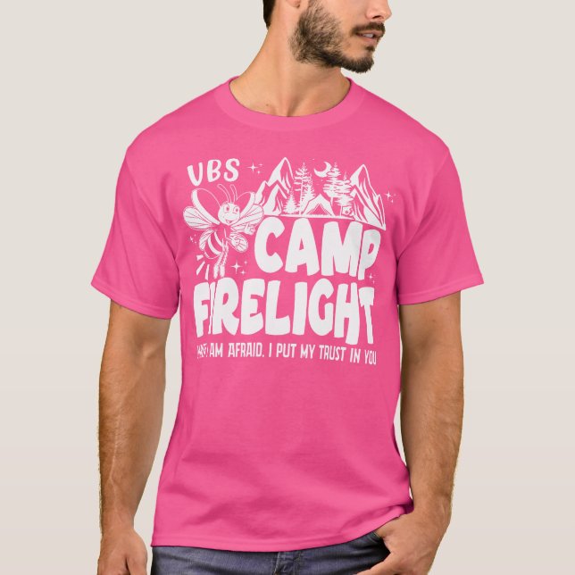 Vbs Camp Firelight Vbs 2024 Vacation Bible School  T-Shirt (Front)