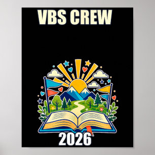 Vbs crew 2026 summer camp poster