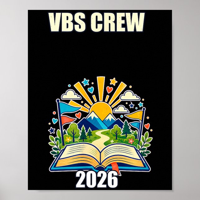 Vbs crew 2026 summer camp  poster (Front)