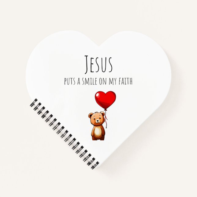 VBS Jesus puts a smile on my faith-notebook Notebook (Front)