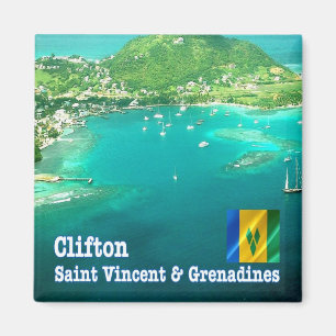 VC Saint Vincent and the Grenadines Clifton Aerial Magnet