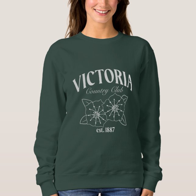 VCC Logo by Haley - White Sweatshirt (Front)