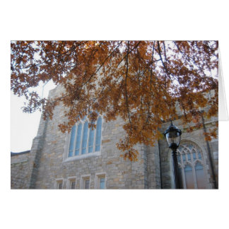 VCC with autumn oak leaves