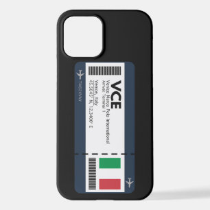 VCE Venice Boarding Pass - Italy Ticket iPhone 12 Case